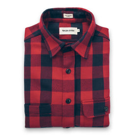 The Moto Utility Shirt in Red Buffalo Plaid: Featured Image
