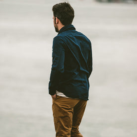 The Maritime Shirt Jacket in Sea Washed Indigo: Alternate Image 4