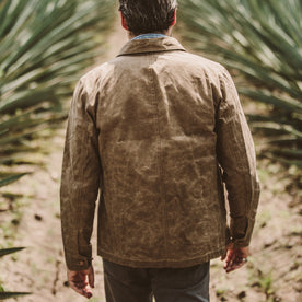 The Project Jacket in Field Tan Beeswaxed Canvas: Alternate Image 2