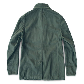 The Agnes Jacket in Olive Herringbone: Alternate Image 3