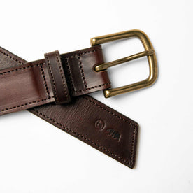 The Stitched Belt in Espresso: Alternate Image 1