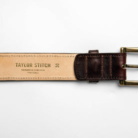 The Stitched Belt in Espresso: Alternate Image 3