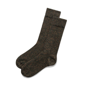 The Crew Sock in Olive Donegal - featured image