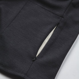 The Merino Henley in Charcoal: Alternate Image 6