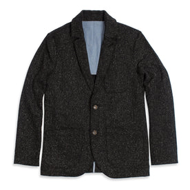 The Telegraph Jacket in Charcoal Tweed Herringbone: Featured Image