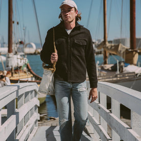 The Maritime Shirt Jacket in Charcoal - featured image