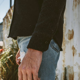 The Maritime Shirt Jacket in Charcoal: Alternate Image 6