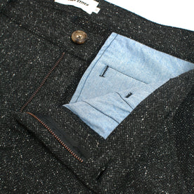 The Telegraph Trouser in Charcoal Tweed Herringbone: Alternate Image 1