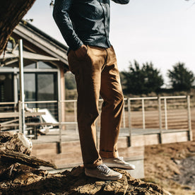 The Democratic Chino in Organic British Khaki - featured image