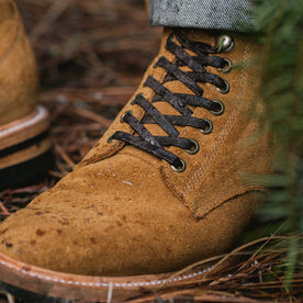 The Trench Boot in Golden Weatherproof Suede: Alternate Image 2