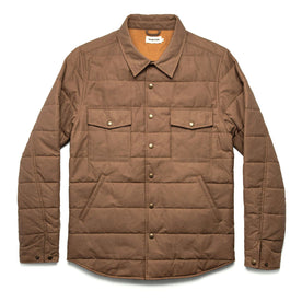 The Garrison Shirt Jacket in British Khaki Dry Wax: Featured Image