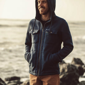 The Big Sur Hoodie in Heather Navy: Alternate Image 1