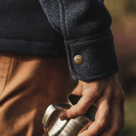 The Big Sur Hoodie in Heather Navy: Alternate Image 4