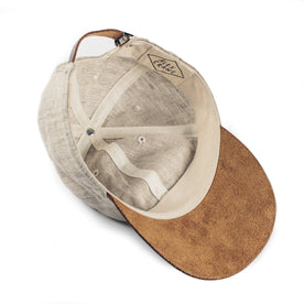 The Sun Cap in Natural Linen: Alternate Image 5