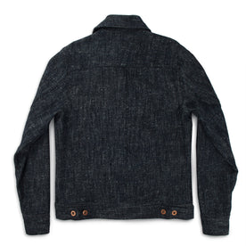 The Pacific Jacket in Indigo Silk Denim: Alternate Image 6