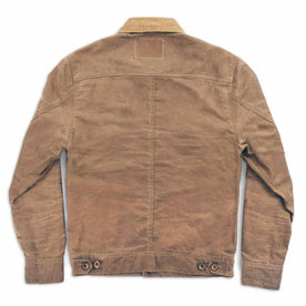 waxed canvas jacket - back