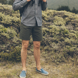 The Camp Short in Moss Duck Canvas: Alternate Image 3