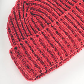 The Merino Wool Beanie in Dusty Red: Alternate Image 1