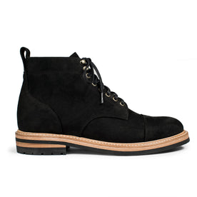 The Moto Boot in Black Waterproof Nubuck: Featured Image