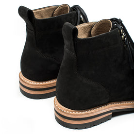 The Moto Boot in Black Waterproof Nubuck: Alternate Image 9
