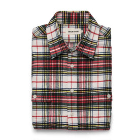 The Yosemite Shirt in White Tartan - featured image