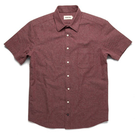 The Short Sleeve California in Burgundy Hemp - featured image