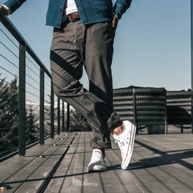 The Camp Pant in Charcoal Reverse Sateen - featured image