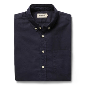 flatlay of The Jack in Dark Navy Oxford