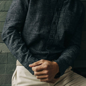 fit model with arms crossed in The Jack in Midnight Slub