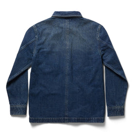 back flatlay of The Ojai Jacket in Sawyer Wash Selvage