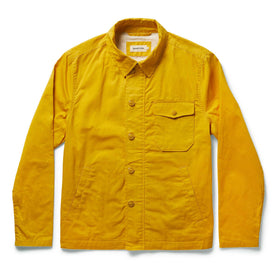 flatlay of The Watts Jacket in Canary