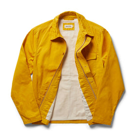 flatlay from the front of The Watts Jacket in Canary