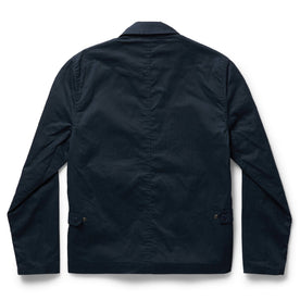 flatlay from the back of The Watts Jacket in Dark Navy