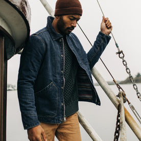 The Workhorse Jacket in Marlowe Wash Denim - featured image