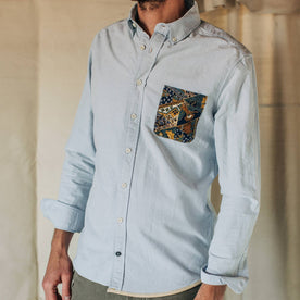 The Atelier and Repairs Jack in Washed Blue Oxford - featured image