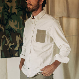 The Atelier and Repairs Jack in Washed White Oxford - featured image