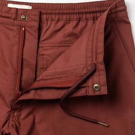 material shot of front fly open