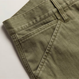material shot of pocket detail