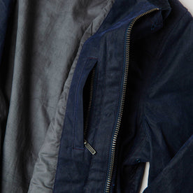 interior zipper material shot