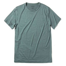 The Merino Tee in Sea Green - featured image
