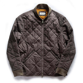 The Quilted Bomber Jacket in Espresso - featured image