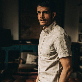 The Short Sleeve Jack in Ash Madras: Alternate Image 3