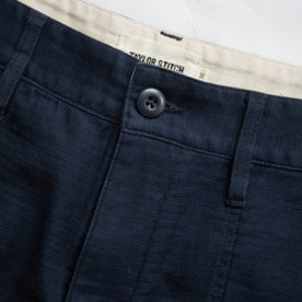 material shot of button