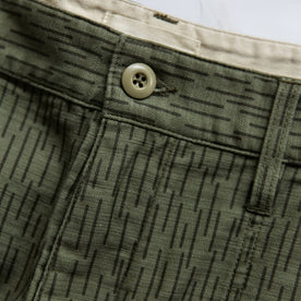 material shot of button