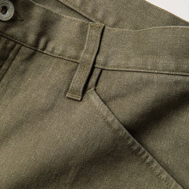 material shot of pocket