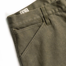 material shot of other pocket with boss duck logo