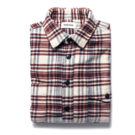 The Crater Shirt in Ivory Plaid - featured image
