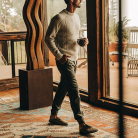 The Fillmore Pant in Dark Olive Terry - featured image