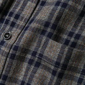 material shot of front pocket