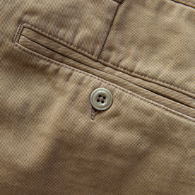back pocket material shot